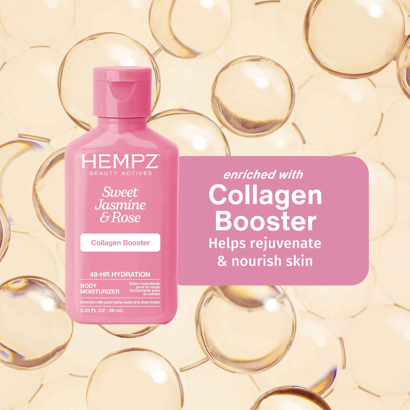 Hempz Travel-Size Beauty Actives Sweet Jasmine & Rose Moisturizing