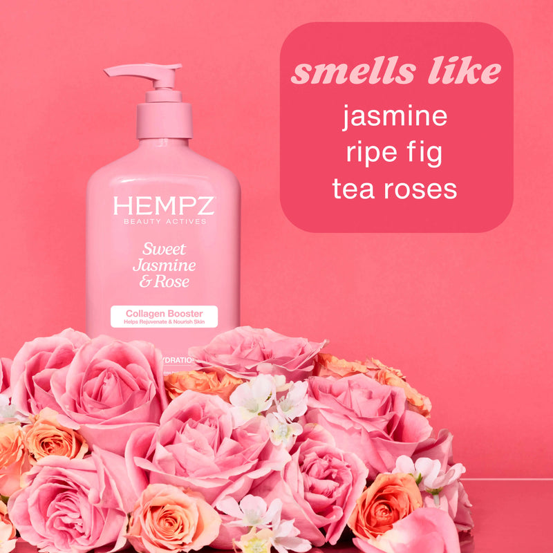 Hempz Beauty Actives Sweet Jasmine & Rose Moisturizing Body Lotion