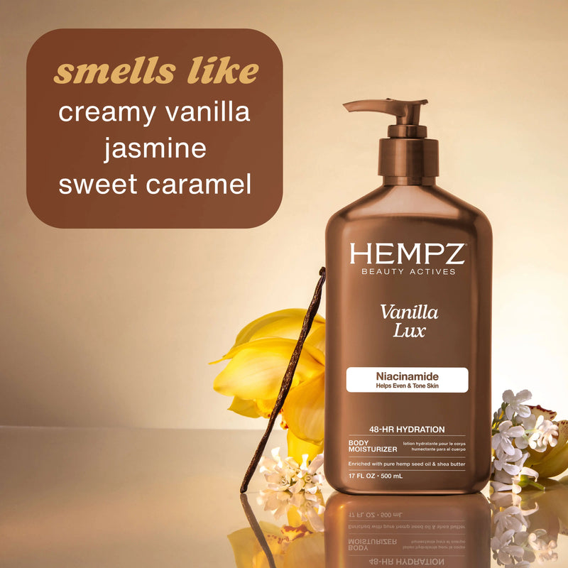 Beauty Actives Vanilla Lux Moisturizing Body Lotion with Niacinamide