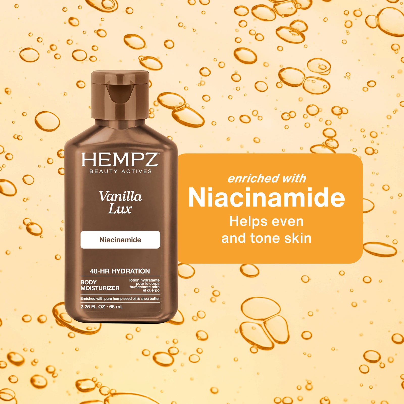 Hempz Travel-Size Beauty Actives Vanilla Lux Moisturizing Body