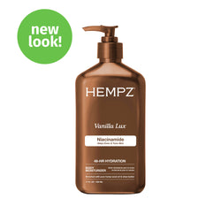 Hempz Beauty Actives Vanilla Lux Body Moisturizing Lotion with Niacinamide