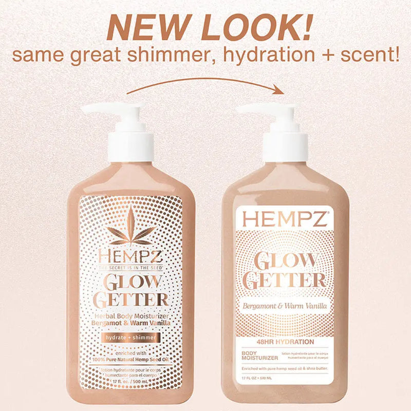 Hempz Glow Getter Moisturizing Body Lotion with Shimmer