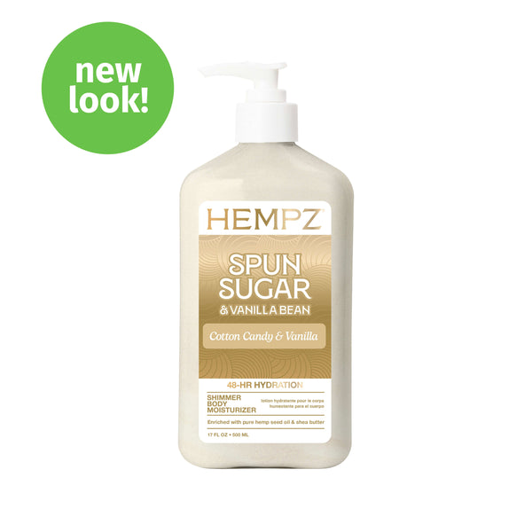 Hempz Spun Sugar & Vanilla Bean Shimmer Body Moisturizing Lotion