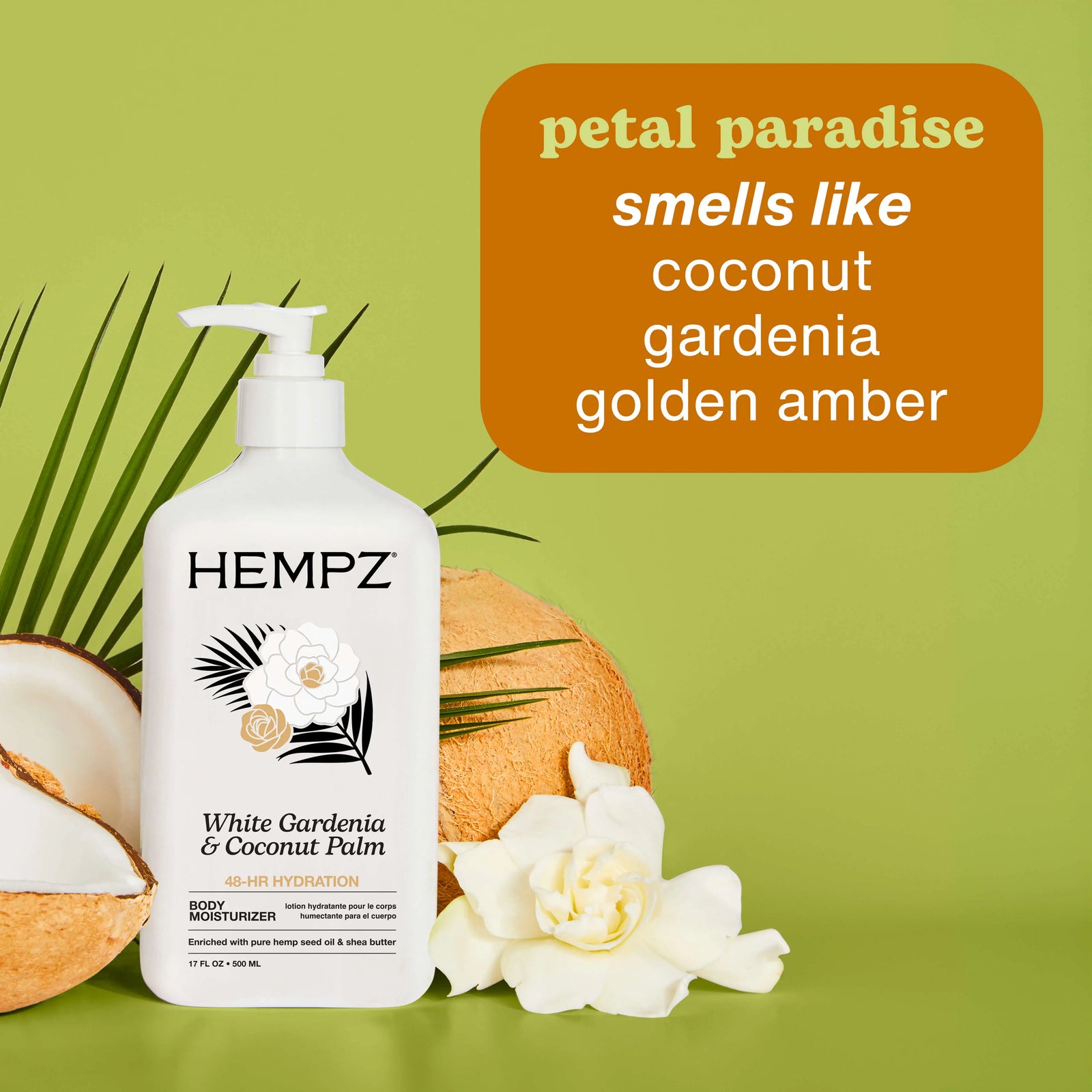 Hempz White Gardenia & Coconut Palm Moisturizing Body Lotion