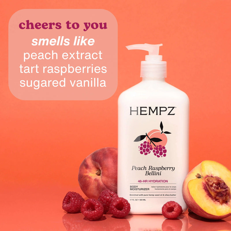 Hempz Peach Raspberry Bellini Moisturizing Body Lotion