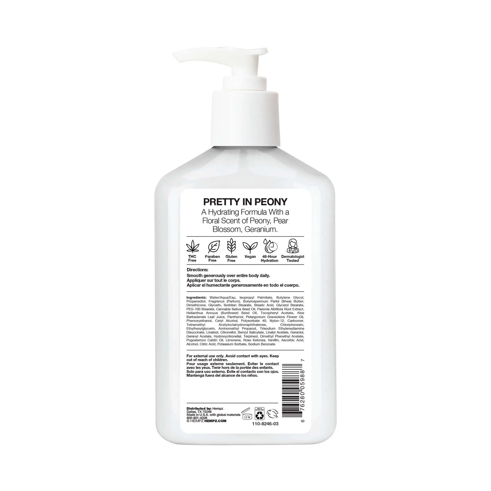 Hempz Peony Petals Moisturizing Body Lotion