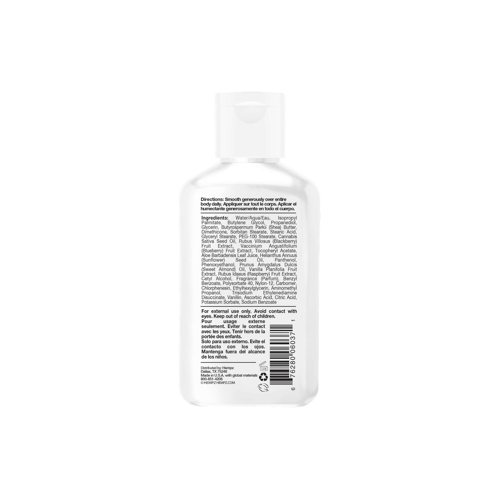 Hempz Travel-Size Strawberry Shortcake Moisturizing Body Lotion