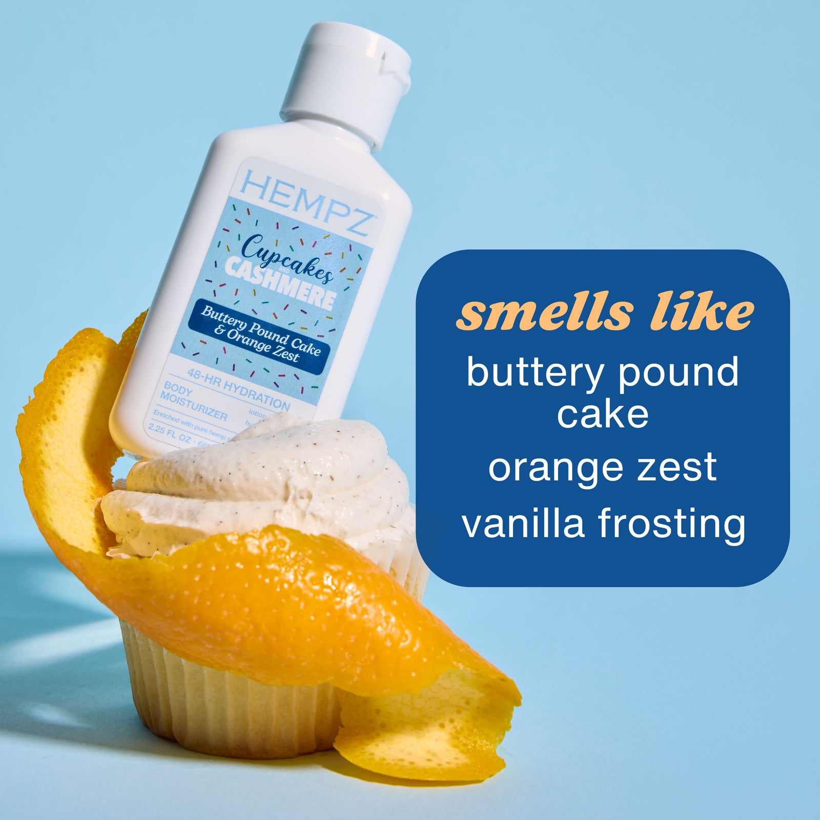 Hempz Travel-Size Cupcakes & Cashmere Moisturizing Body Lotion