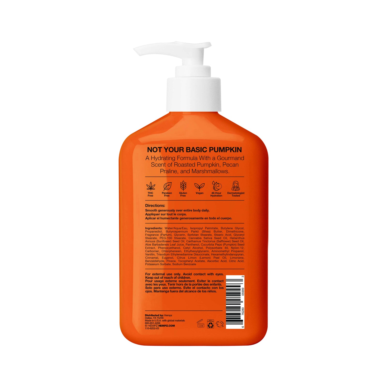 Hempz Pumpkin & Toasted Marshmallow Moisturizing Body Lotion