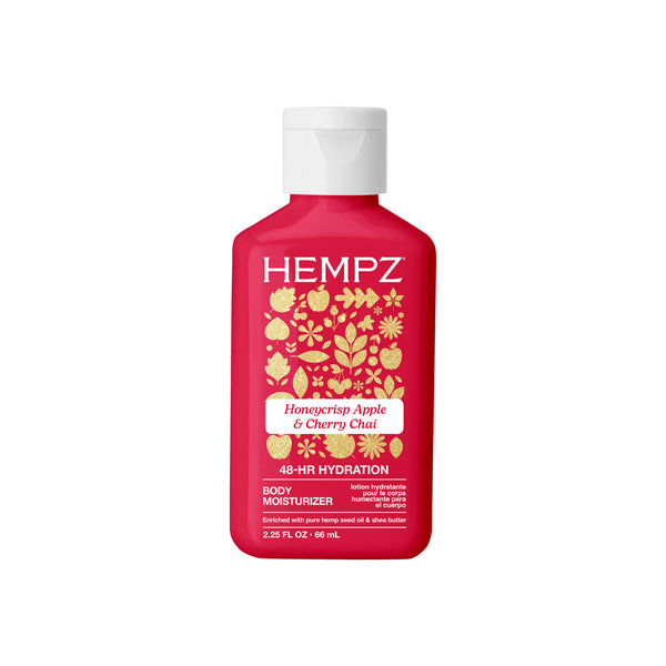 Premium Lotion & Essence &アイクリーム Hempz Travel-Size Apple & Cherry Chai Moisturizing Body Lotion