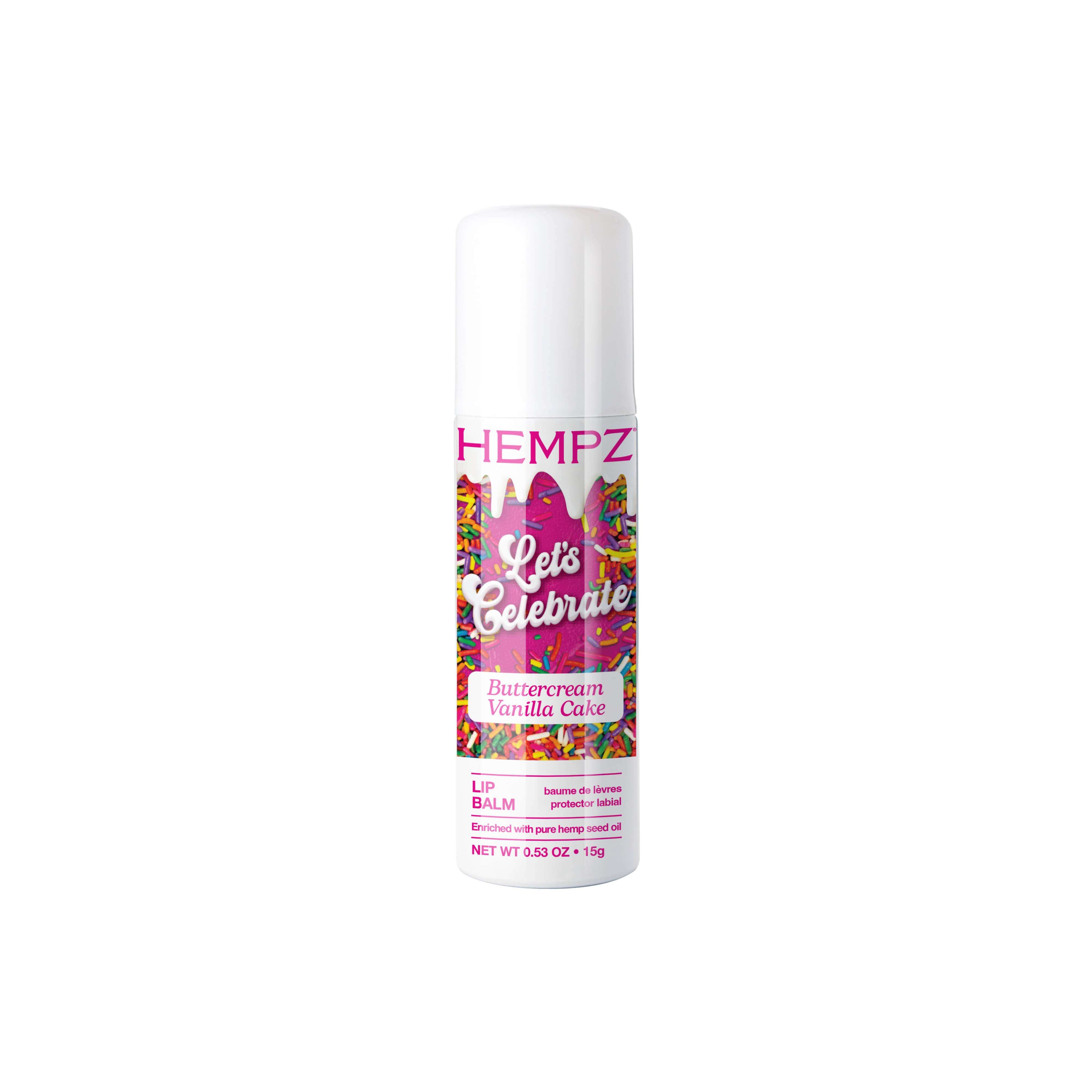 Hempz Celebration Buttercream Cake Bite Lip Balm
