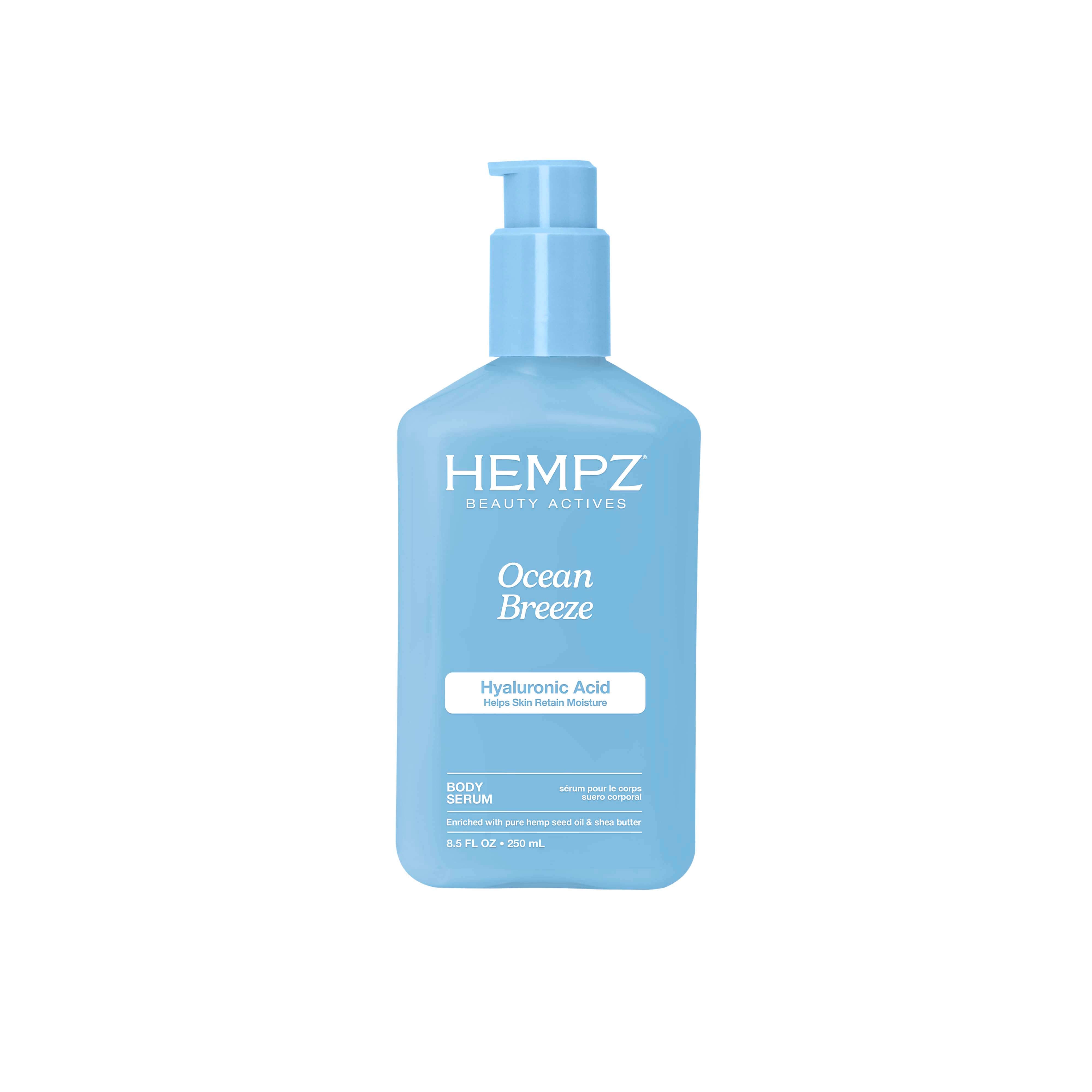 オレリーMoisture-Boost Lotion Serum Primary Hempz Beauty Actives Ocean Breeze Body Serum with Hyaluronic Acid