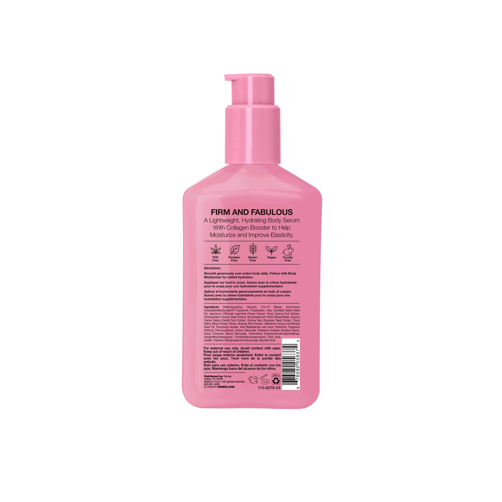 Hempz Beauty Actives Sweet Jasmine & Rose Body Serum with
