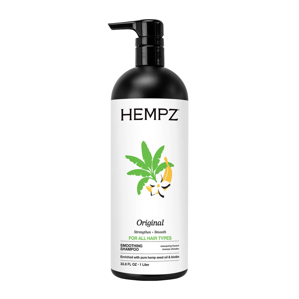 Hempz Original Floral Banana Herbal Shampoo with Vegan Biotin