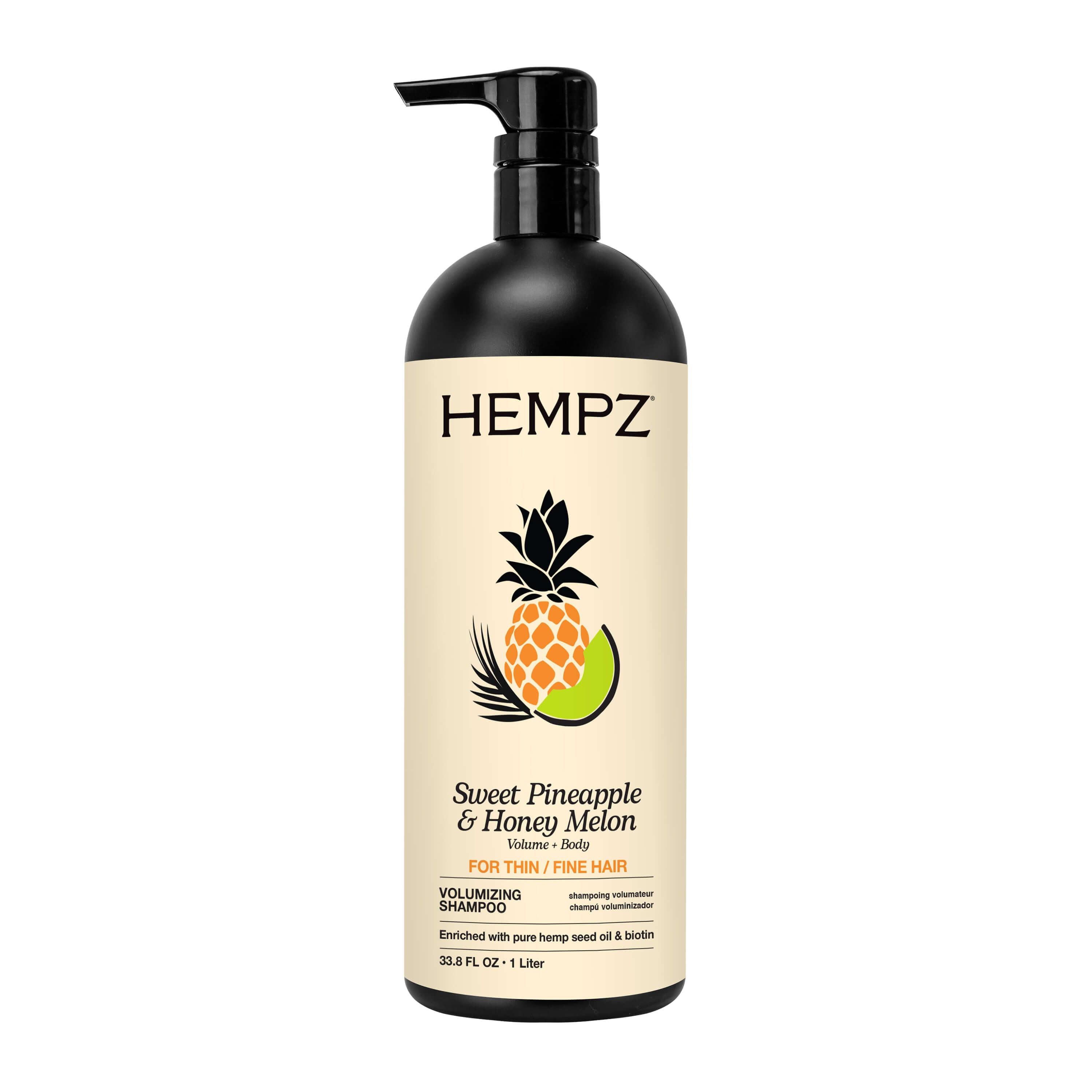 Hempz Sweet Pineapple & Honey Melon Herbal Shampoo with Vegan