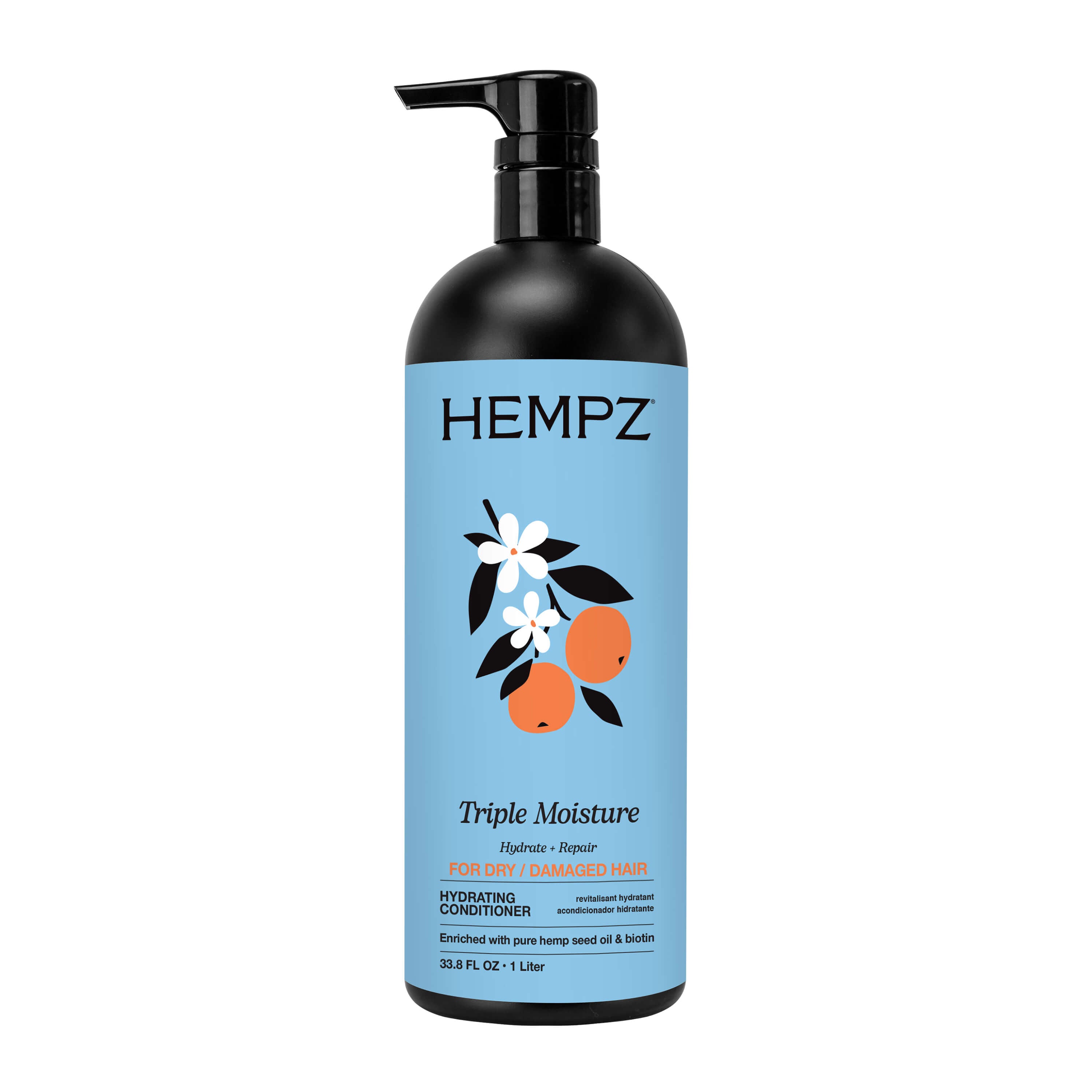 Hempz Triple Moisture Fresh Citrus Herbal Conditioner with Vegan