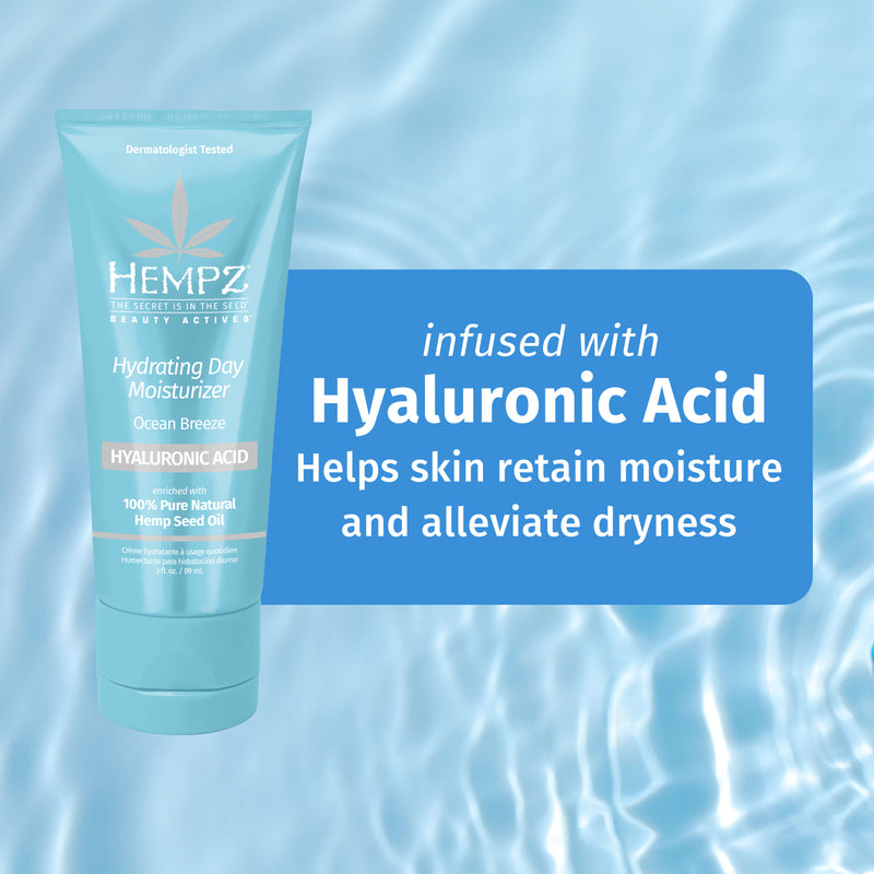 Beauty Actives Ocean Breeze Hydrating Day Facial Moisturizer with Hyaluronic Acid