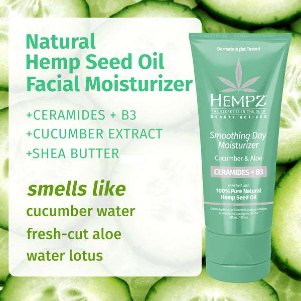 Hempz Cucumber & Aloe Smoothing Day Moisturizer fragrance notes