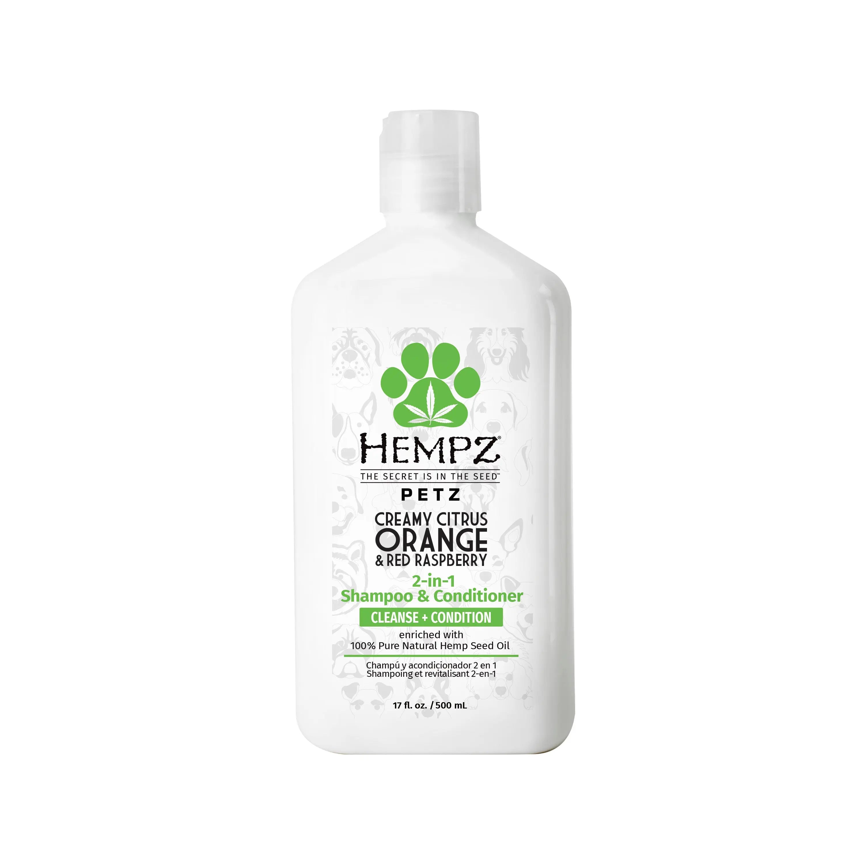Hempz Petz Creamy Citrus Orange & Red Raspberry 2 in 1 Herbal