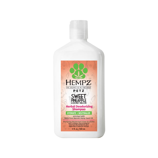 Hempz Sweet Pineapple & Honey Melon Herbal Deodorizing Shampoo for Dogs