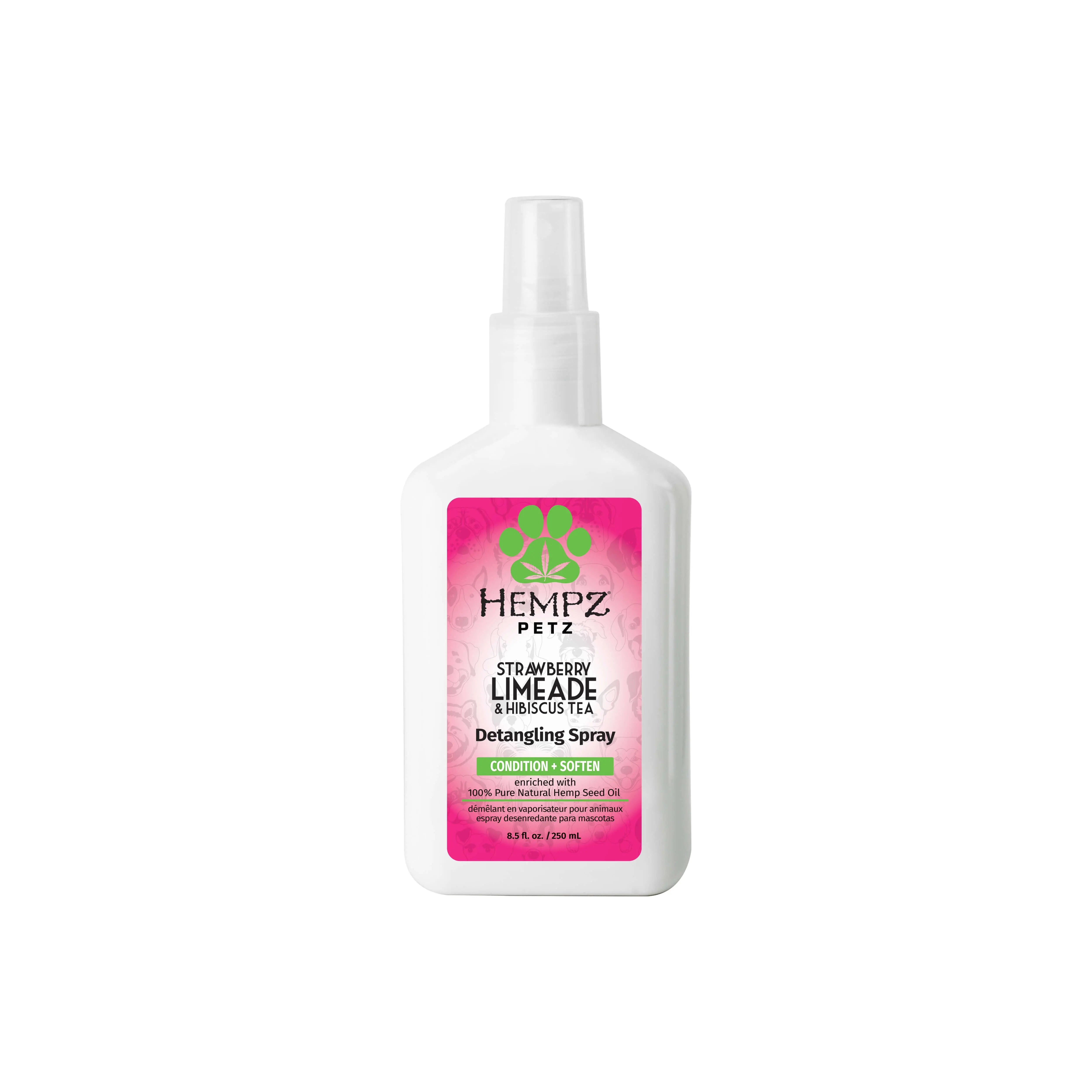 Hempz Petz Strawberry Limeade & Hibiscus Tea Detangling Spray