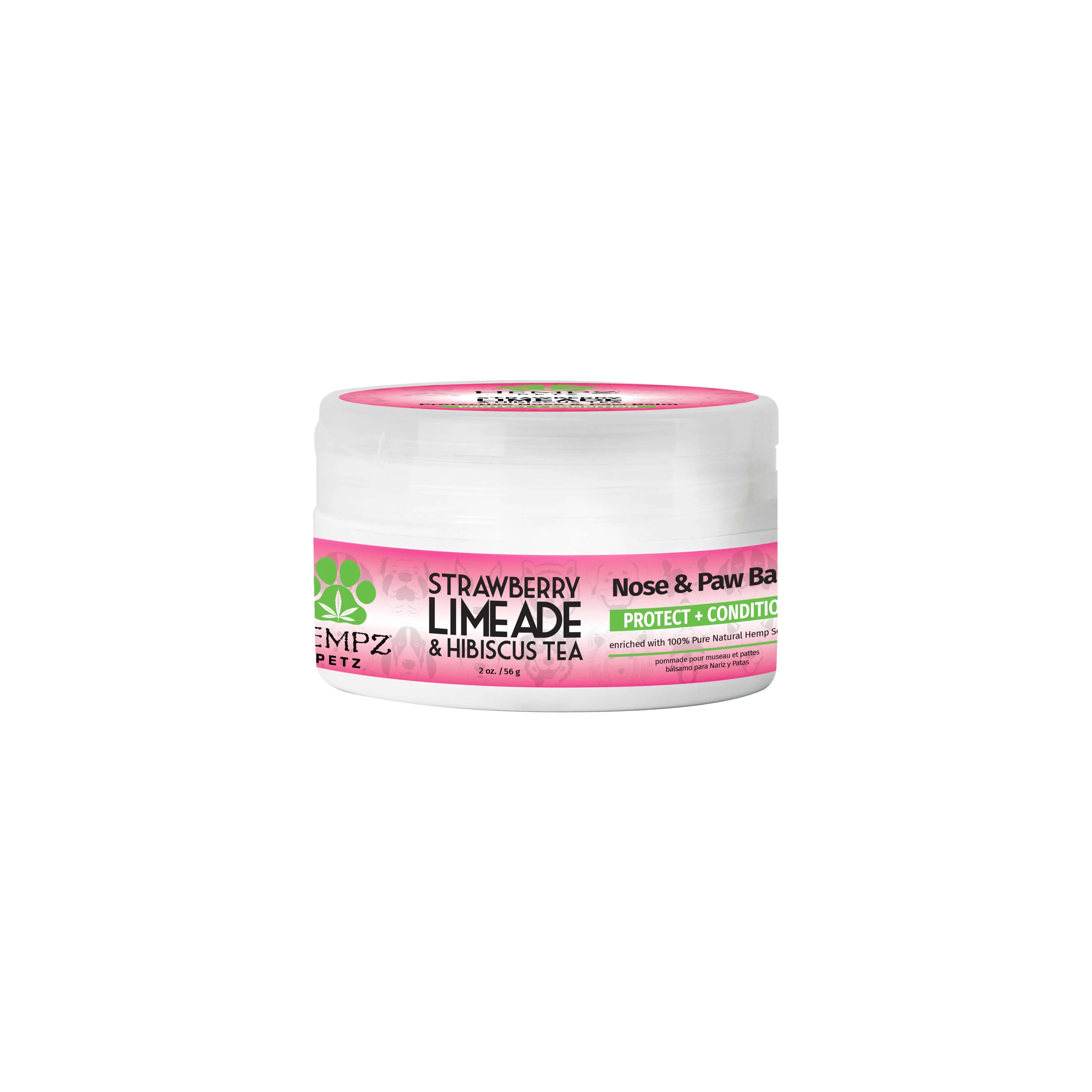 Hempz Petz Strawberry Limeade Hibiscus Tea Protective Nose & Paw