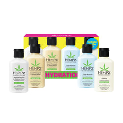 Hempz Mini Hydration Kit for Travel and Gifts Lotion Set, Out of the Box