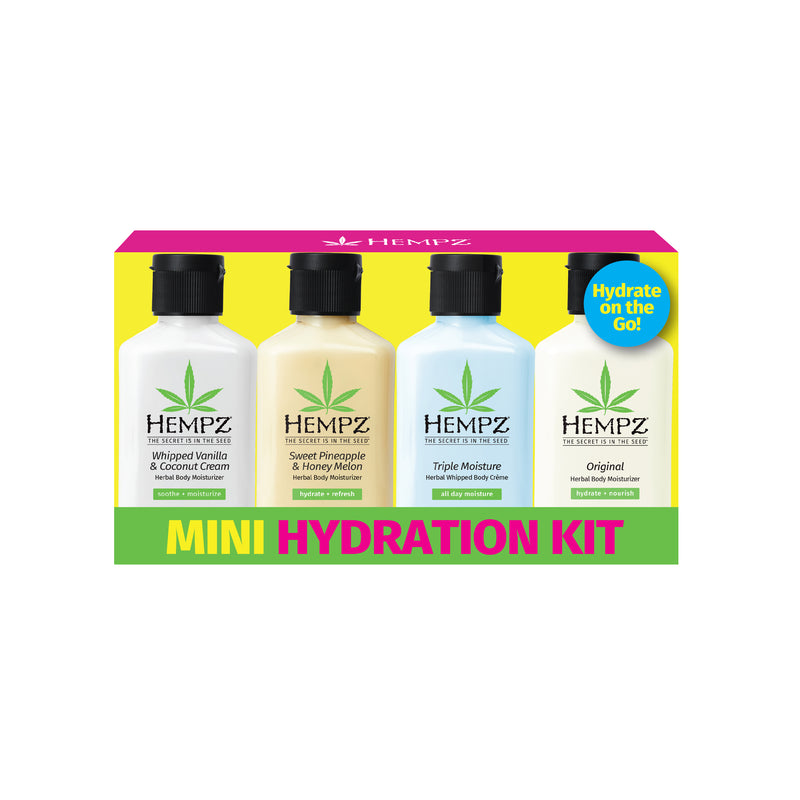 Hempz Mini Hydration Kit for Travel and Gifts Lotion Set