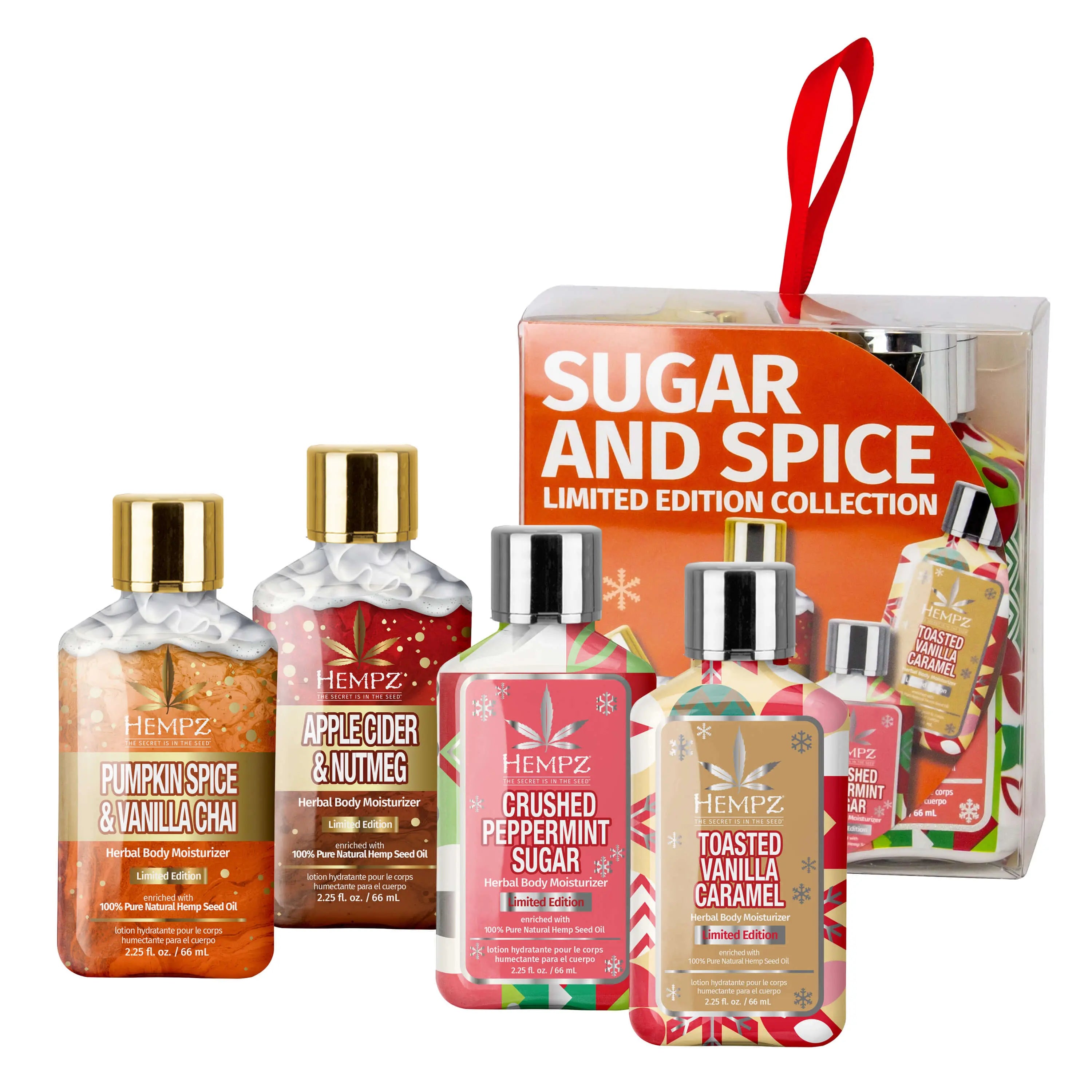 Hempz Sugar & Spice Mini Moisturizers Gift Set