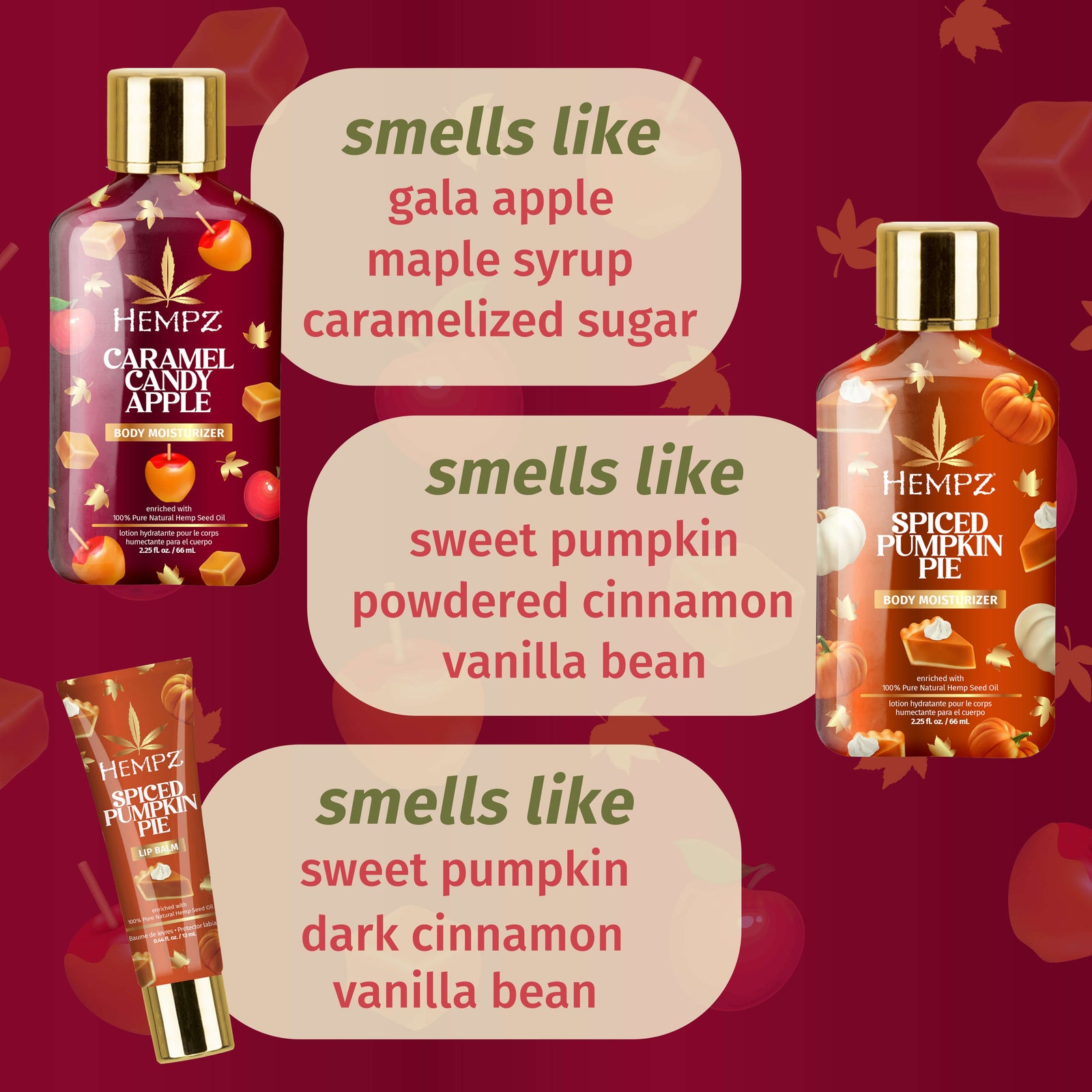 Fall Faves Trio Lotion & Lip Balm Set