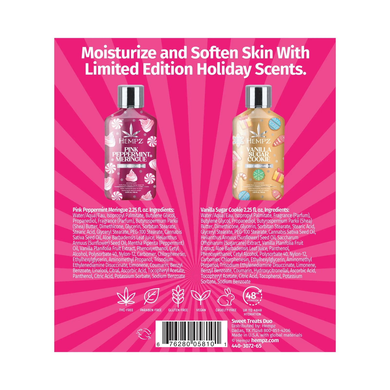 Sweets & Treats Holiday Mini Moisturizer Set