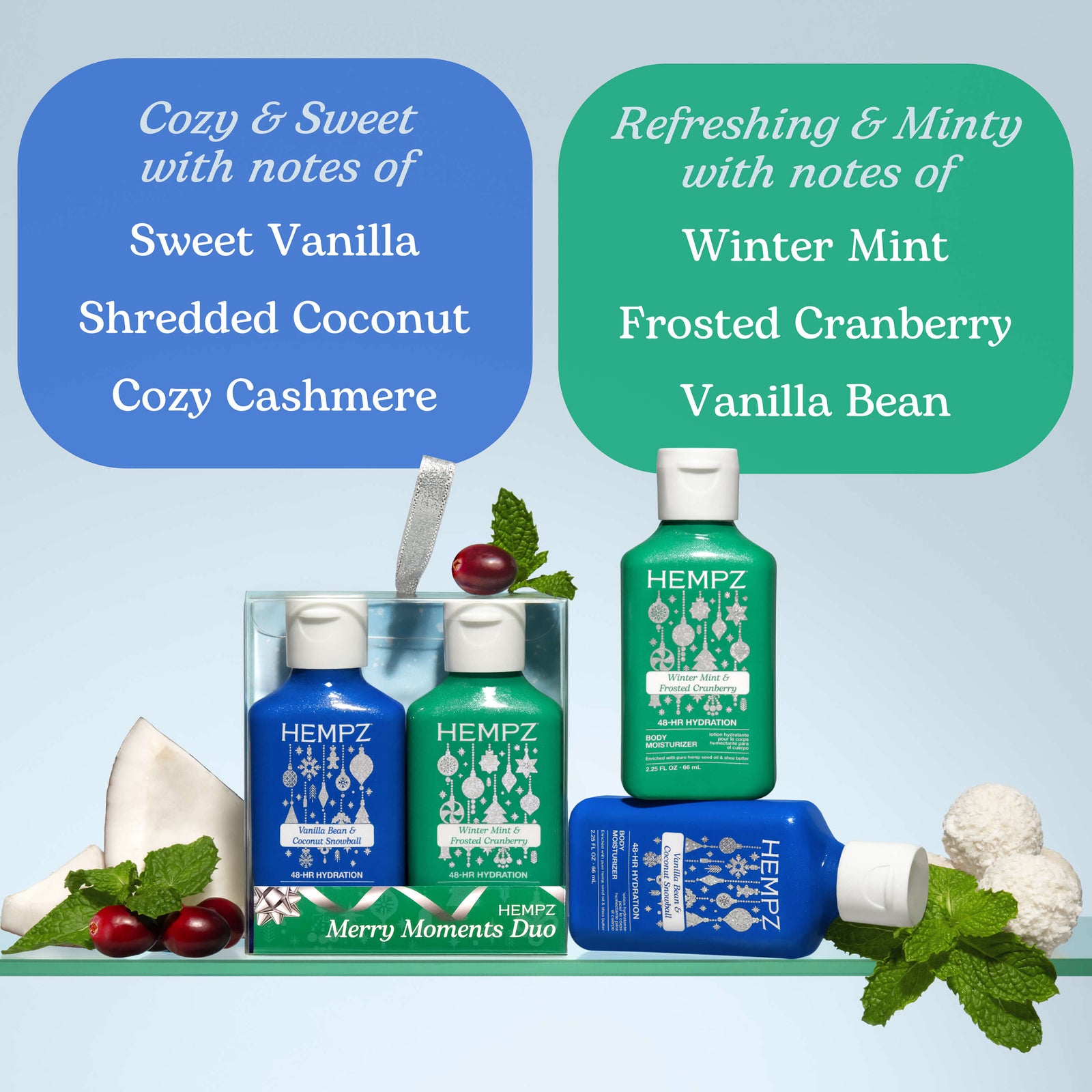 Merry Moments Mini Moisturizing Holiday Lotions Gift Set
