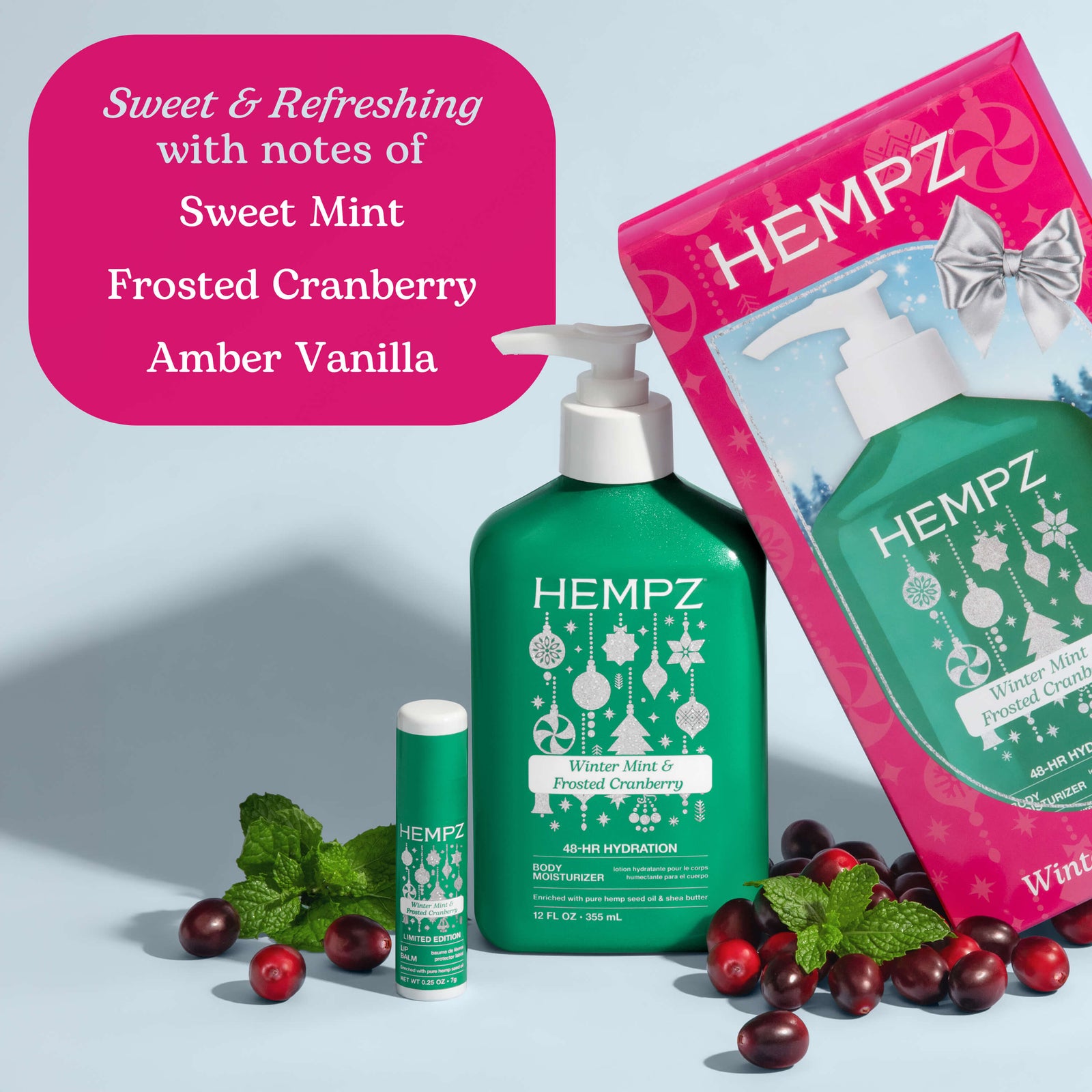 Winter Wonderland Winter Mint & Frosted Cranberry Moisturizing Lotion