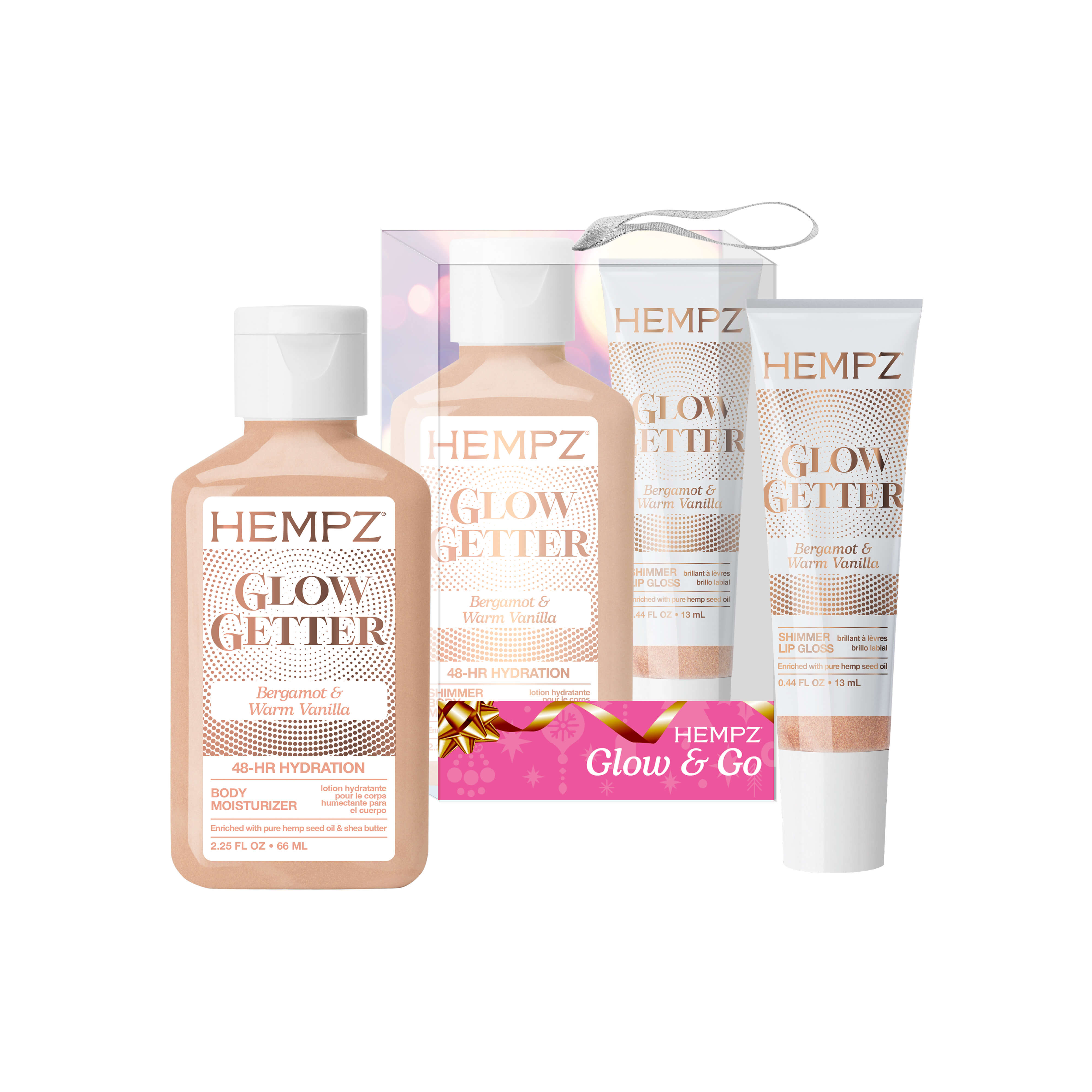 Glow & Go Glow Getter Moisturizing Shimmer Mini Lotion & Lip Balm Gift