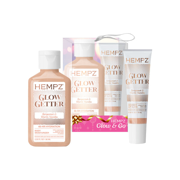 Glow & Go Glow Getter Moisturizing Shimmer Mini Lotion & Lip Balm Gift