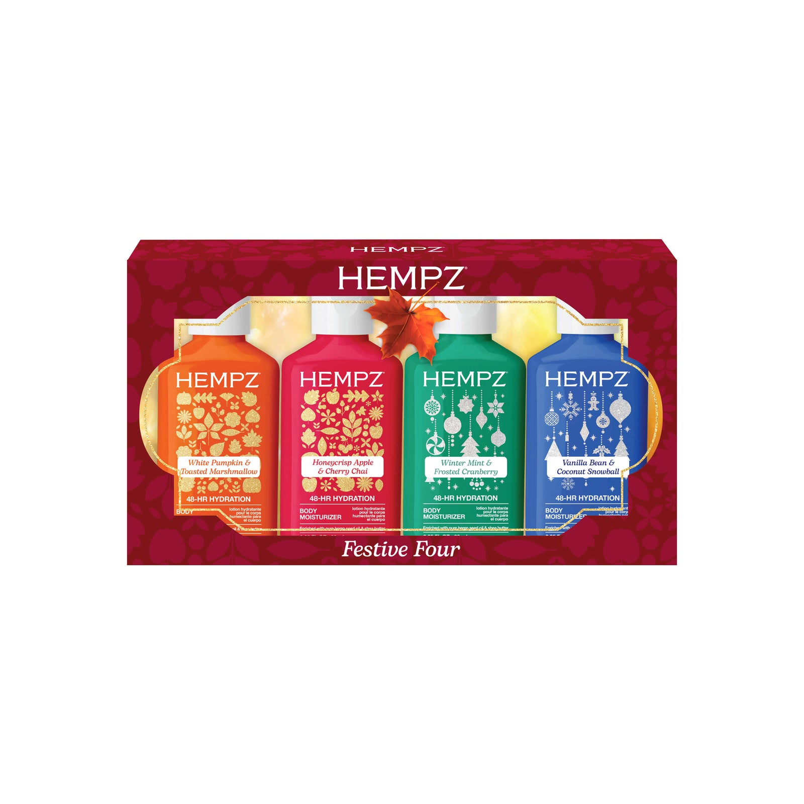 Festive Four Mini Moisturizing Body Lotion Gift Set