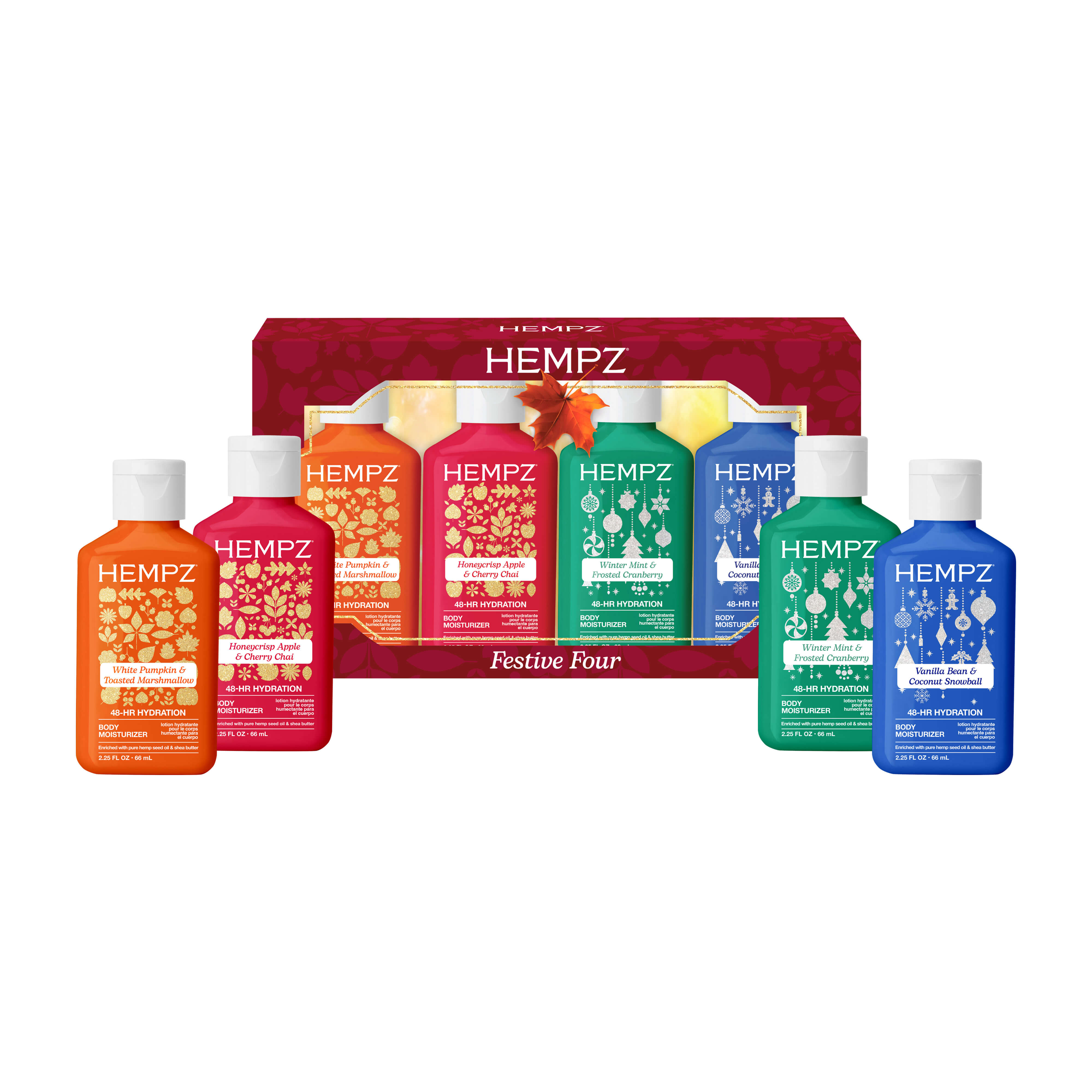 Festive Four Mini Moisturizing Body Lotion Gift Set