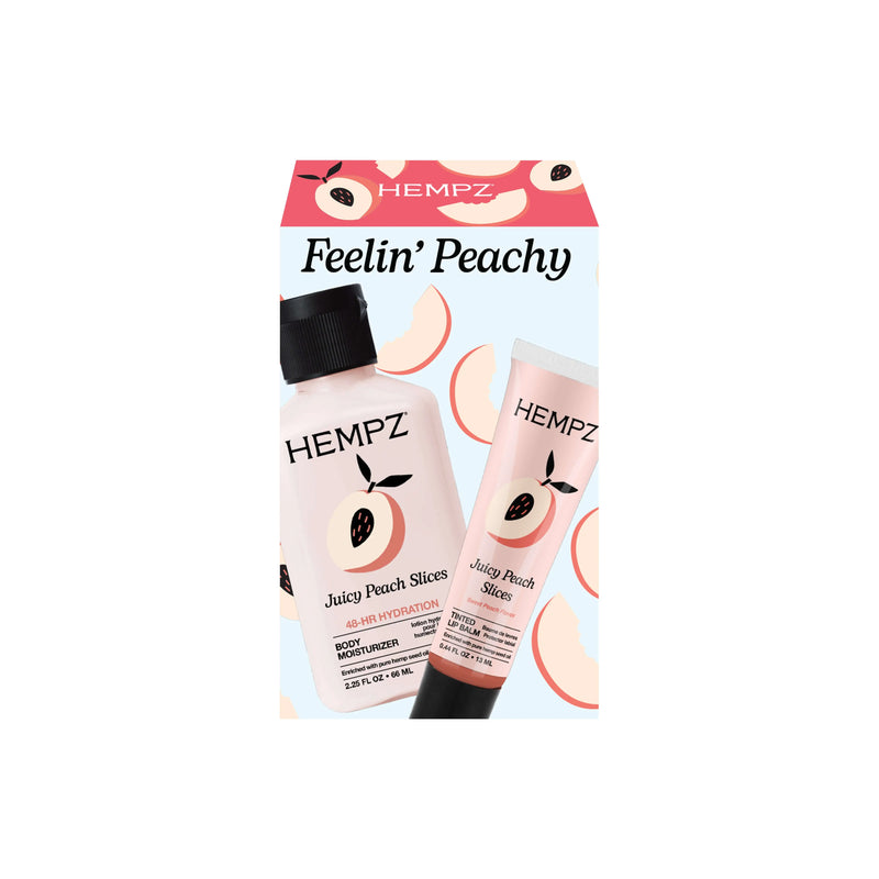 Hempz Feelin' Peachy Mini Lotion & Lip Balm Set