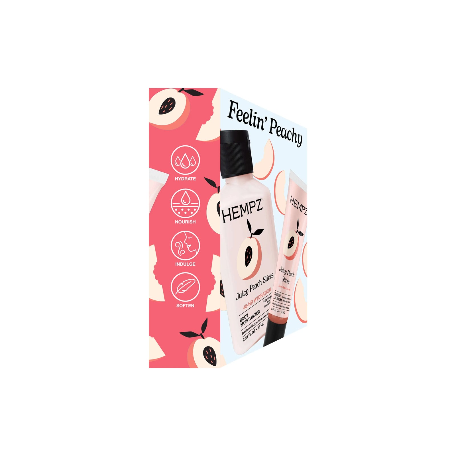 Hempz Feelin' Peachy Mini Lotion & Lip Balm Set