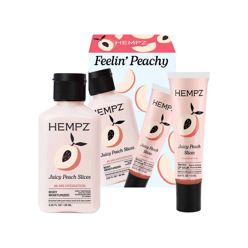 Hempz Feelin' Peachy Mini Lotion & Lip Balm Set
