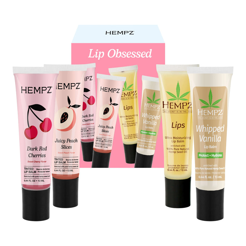 Hempz Lip Obsessed Moisturizing Lip Balm Set