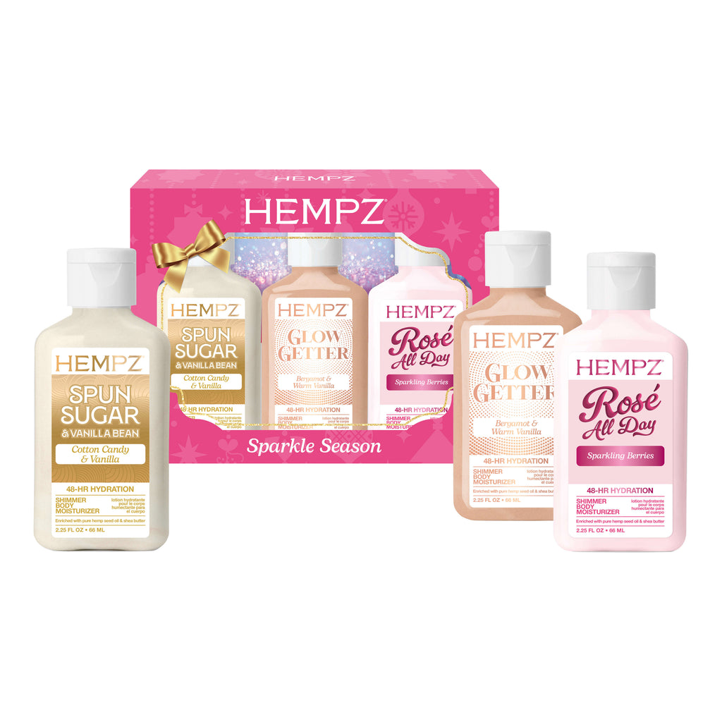Sparkle Season Mini Shimmer Moisturizing Body Lotion Gift Set