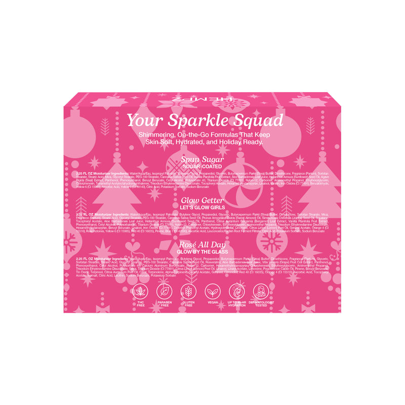 Sparkle Season Mini Shimmer Moisturizing Body Lotion Gift Set