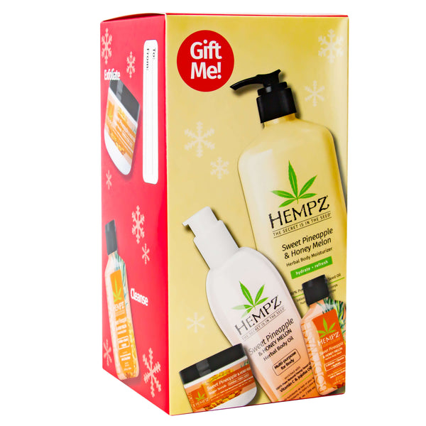 Hempz ready-to-give, pre-packaged gift sets