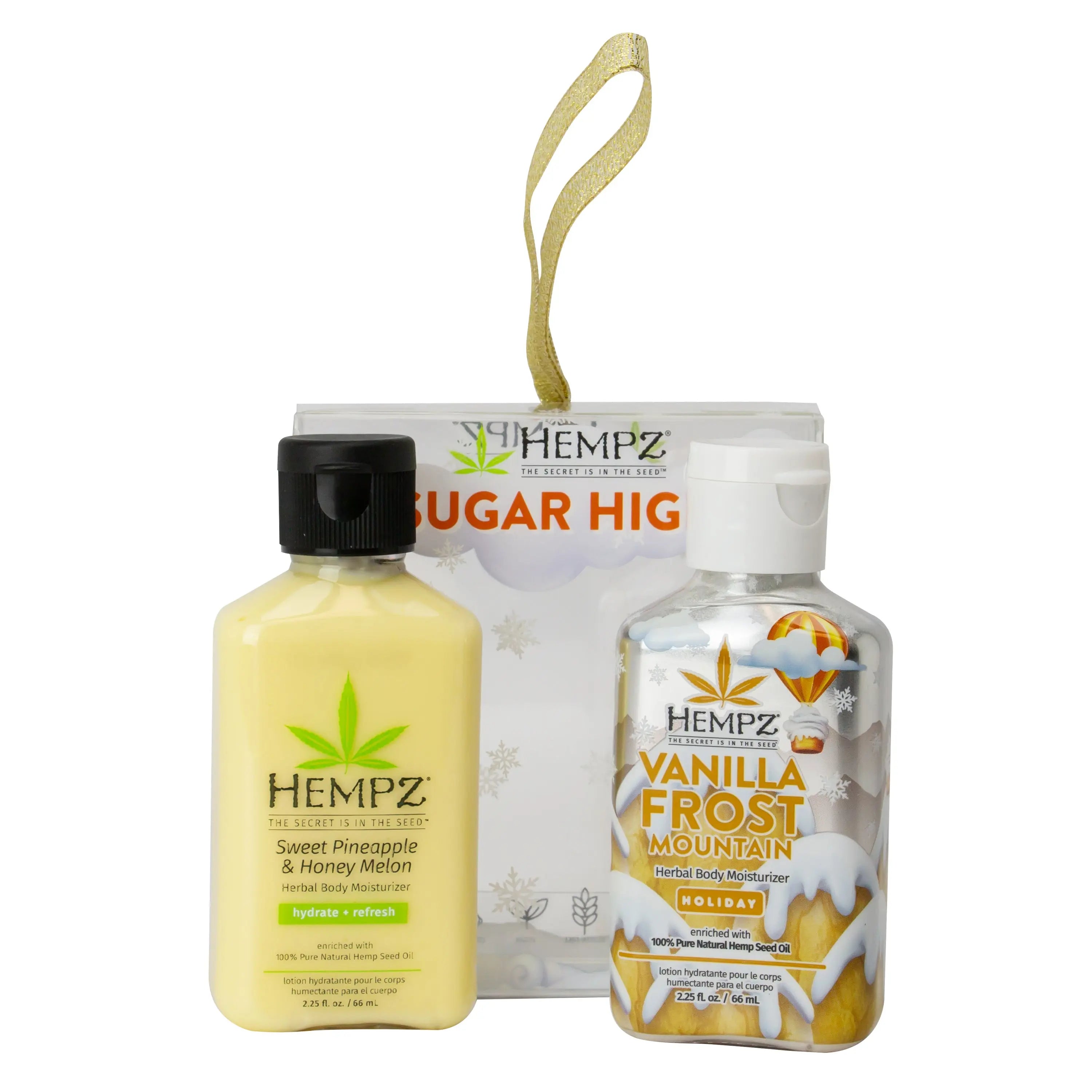 Hempz Sugar High Mini Moisturizers Set
