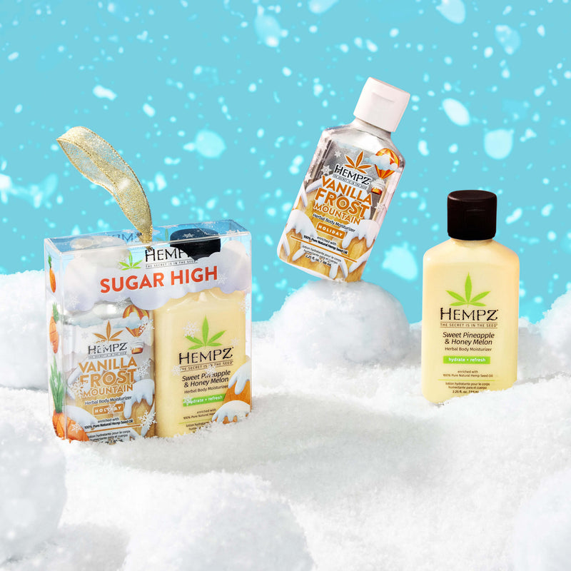 Hempz Sugar High Mini Moisturizing Lotion Gift Set