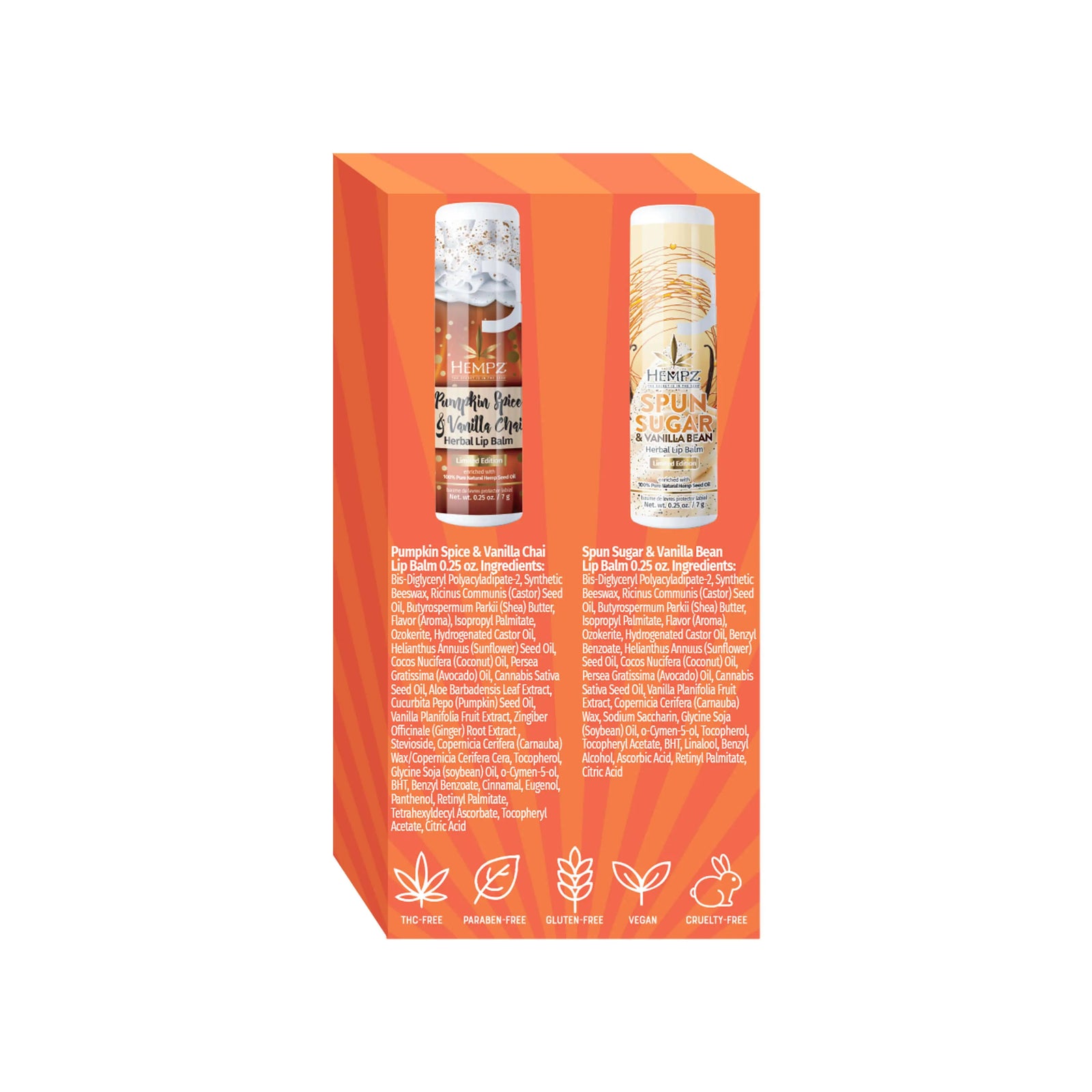 Hempz Pumpkin Spice & Vanilla Chai and Spun Sugar &amp