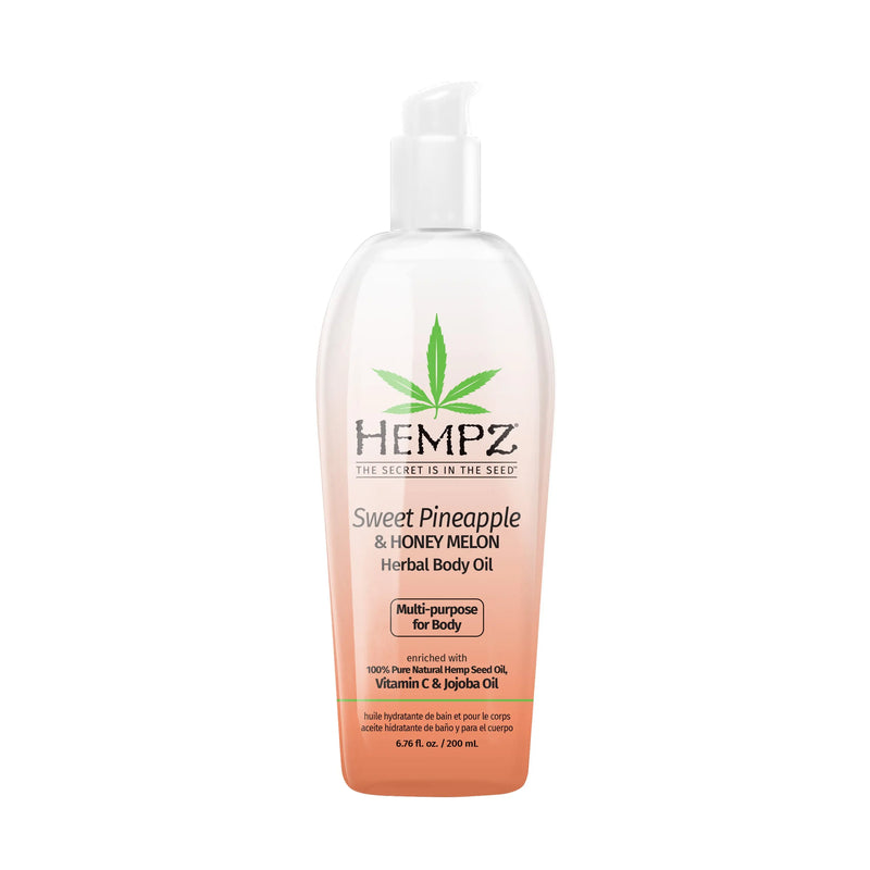 Hempz Sweet Pineapple & Honey Melon Hydrating Bath & Body Oil 6.76 oz