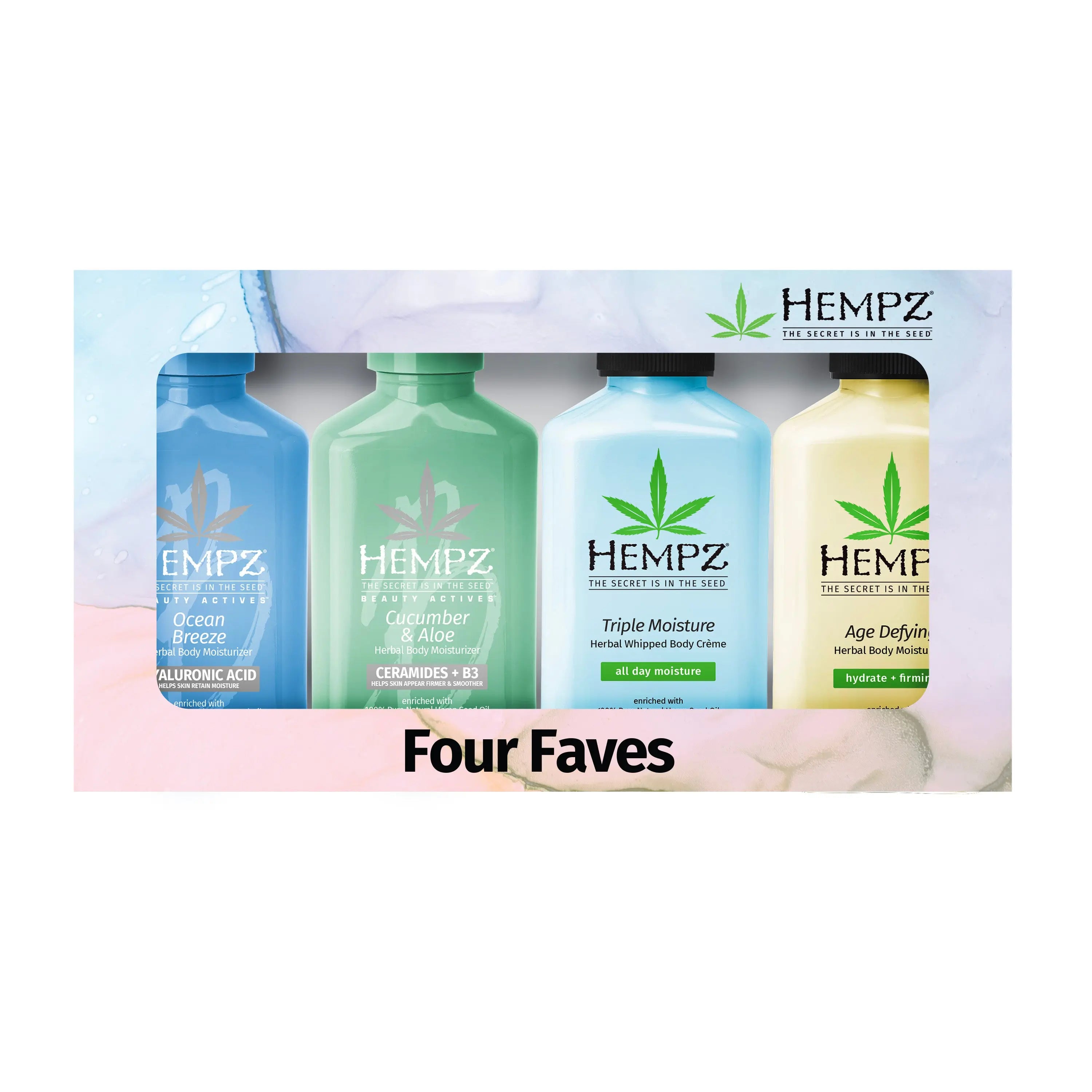 Hempz Four Faves Mini Lotion Set