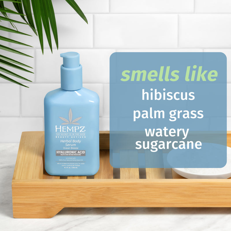 Travel-Size Beauty Actives Ocean Breeze Herbal Body Serum with Hyaluronic Acid